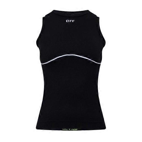 Off White Womens/Ladies Slim Tank Top