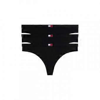 Tommy Hilfiger Womens/Ladies Heritage Logo Thong (Pack of 3)