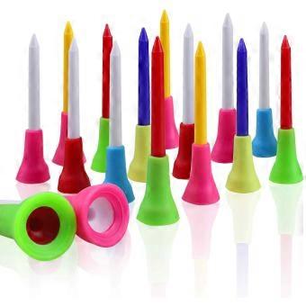 50 stuks Golf Tees Kunststof met Rubber Hoofd, Duurzaam