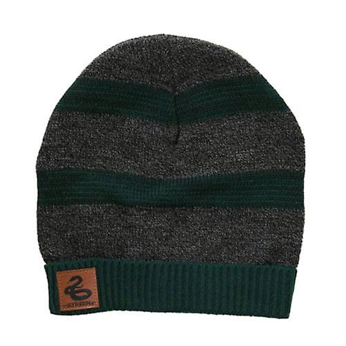 SLYTHERIN Harry Potter Soft Heathered Weave Pattern Knit Beanie (One Size)