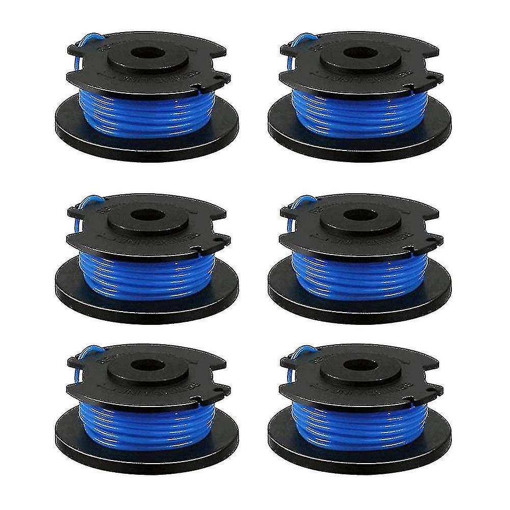 6pcs Replacement Spools Compatible Cordless Mowers