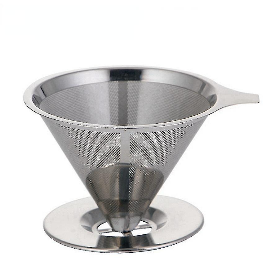 Coffee Maker Stainless Steel Coffee Filter Holder Reusable Hand Drip