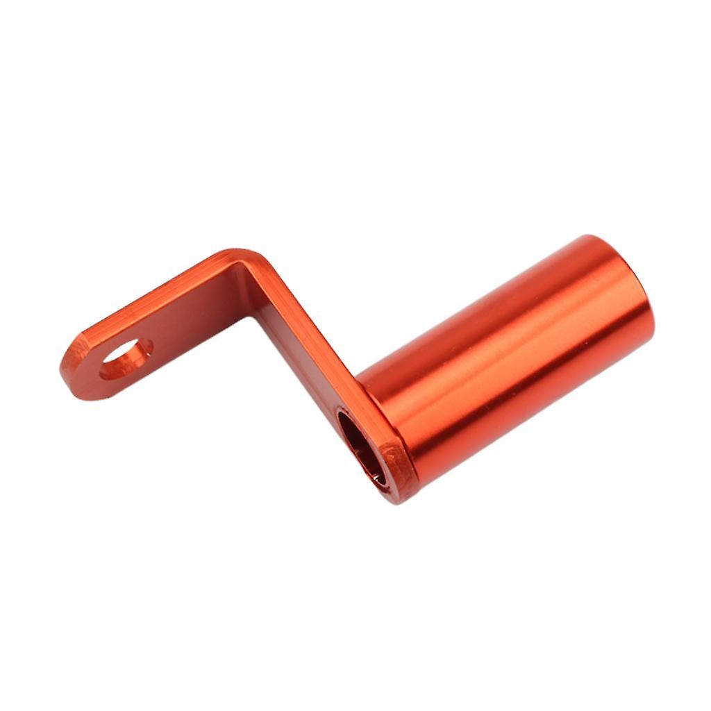 Motorcycle Rearview Side Mirror Extender Bar Bracket For Phone GPS Orange