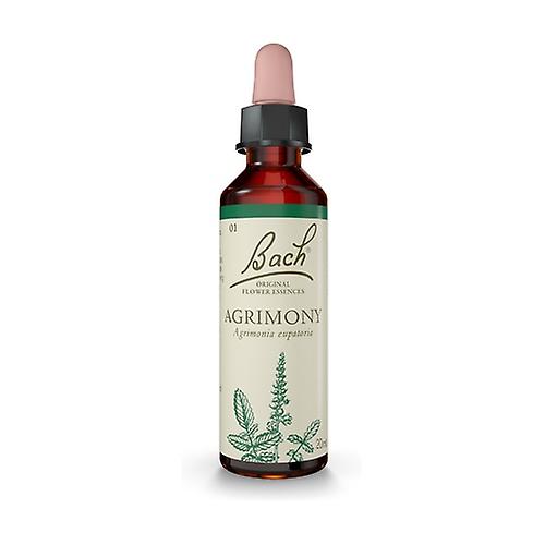 Bach Flower Essences 01 - Agrimony 20 ml of floral elixir