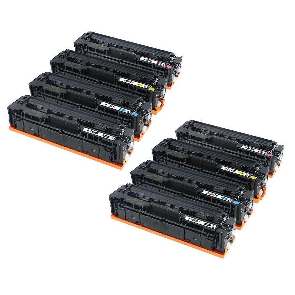 2 Go Inks Set of 4 Laser Toner Cartridges to replace HP CF540X, CF541X, CF542X, CF543X (203X) Compatible / non-OEM for HP Pro Laserjet Printers