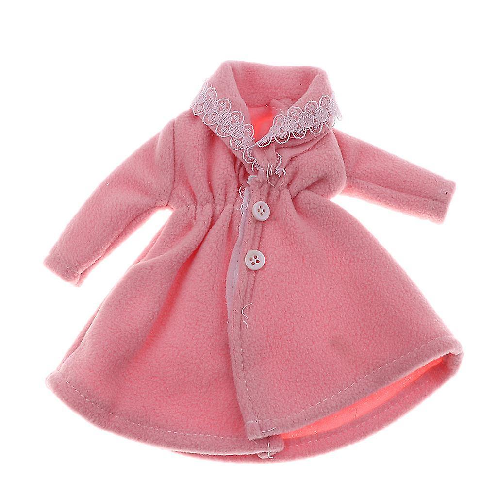 Pink Furry Coat for Dolls