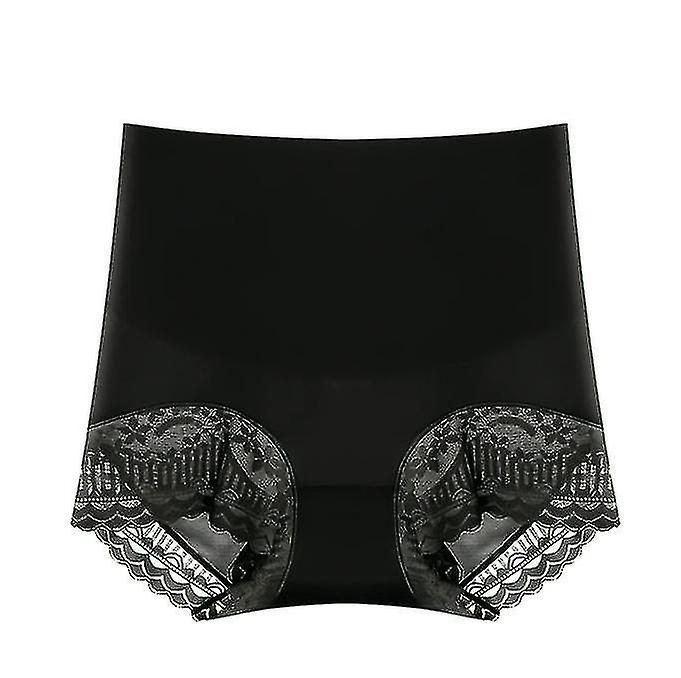 High Waist Body Shaper Tummy Control Underkläder för kvinnor, sömlös formande underkläder trosa med spetsformkläder