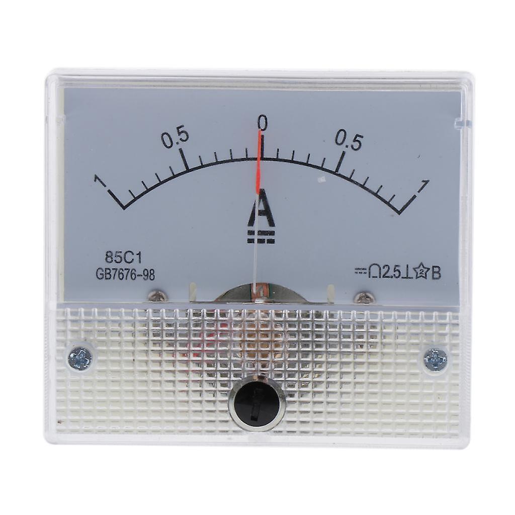 DC Ammeter Analog Panel Meter Amp Meter Current Gauge 85C1 0-1A