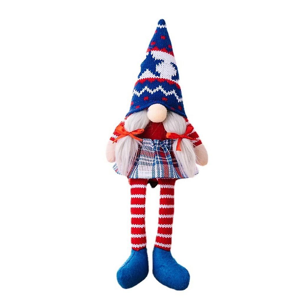 Independence Day Gnome Long Leg Party Background Decoration