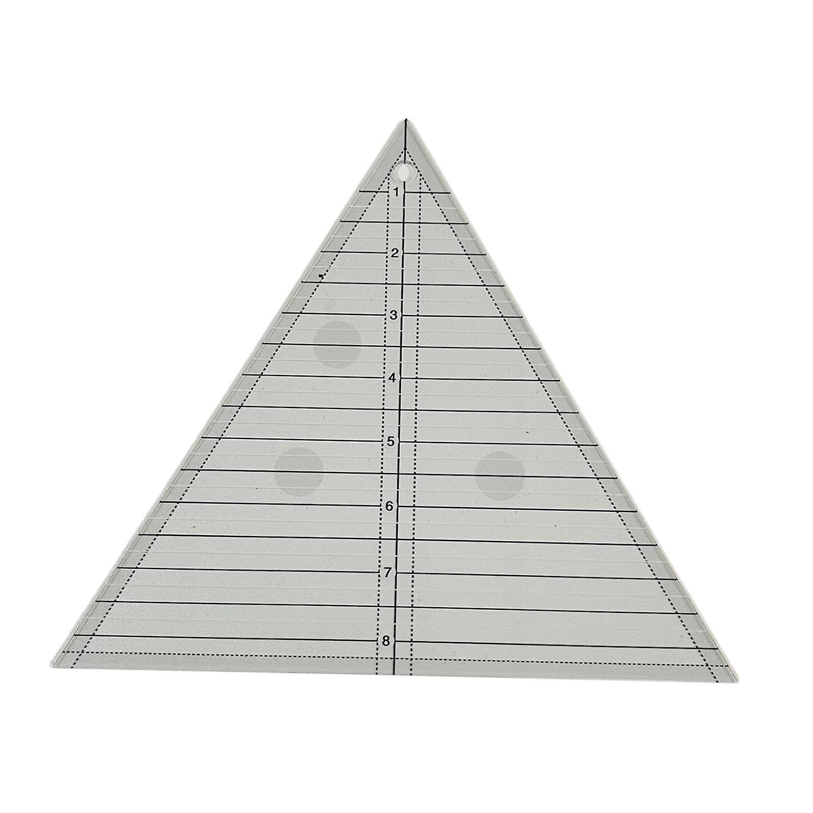 Trim Tool Quilting Ruler Template Creative Triangle Diy Quilting Sewing