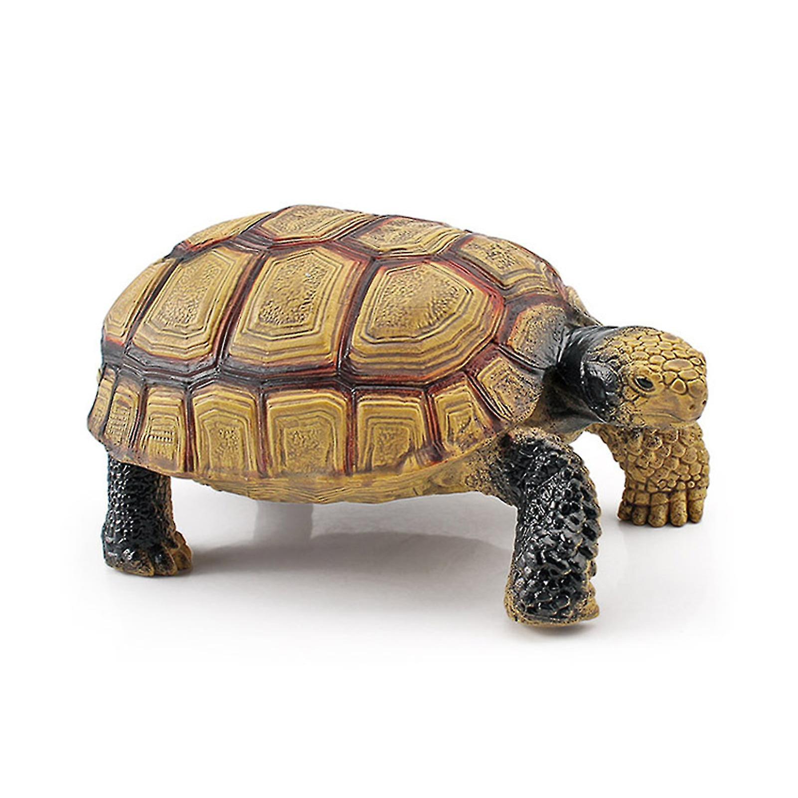 Sulcata Tortoise Mold Vivid Clear Texture 3d Effect Sea Ocean Life Simulation Animal Model For Kids
