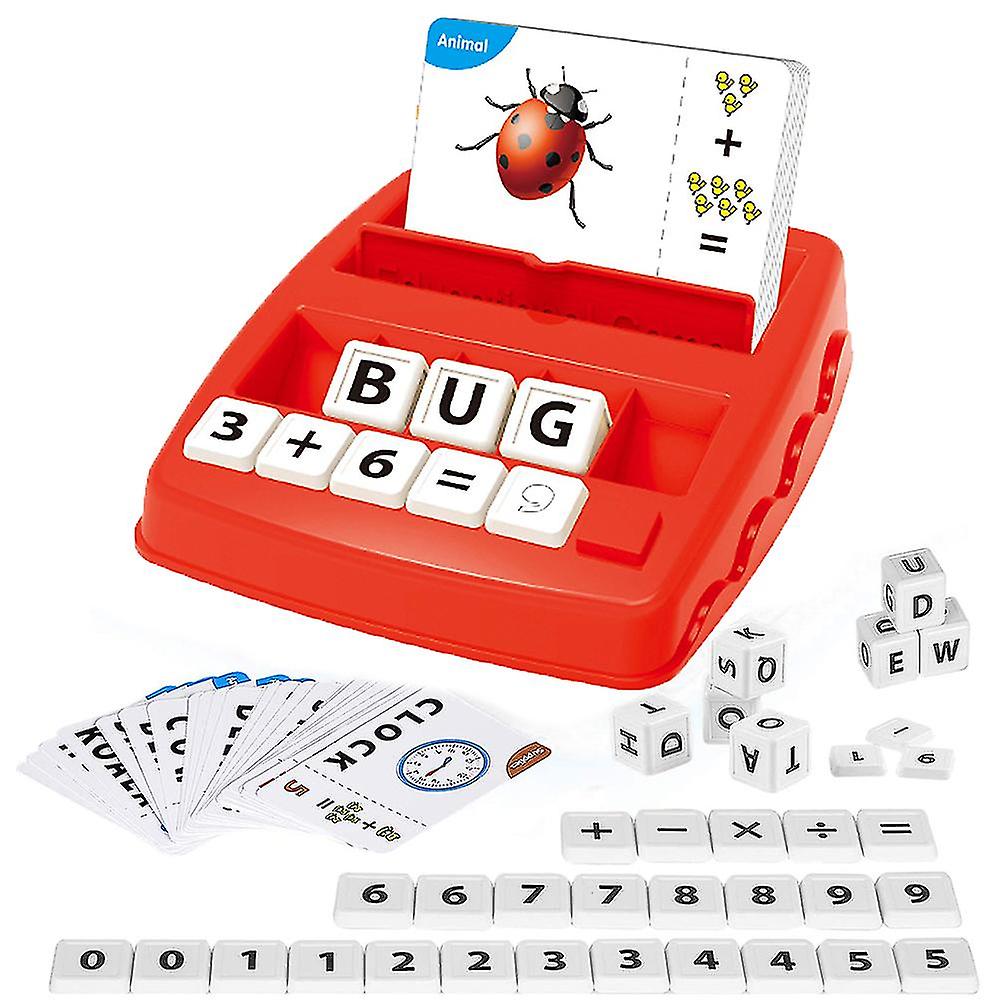 Interactive ABC Flash Cards: Fun Alphabet & Math Learning Toy for Kids