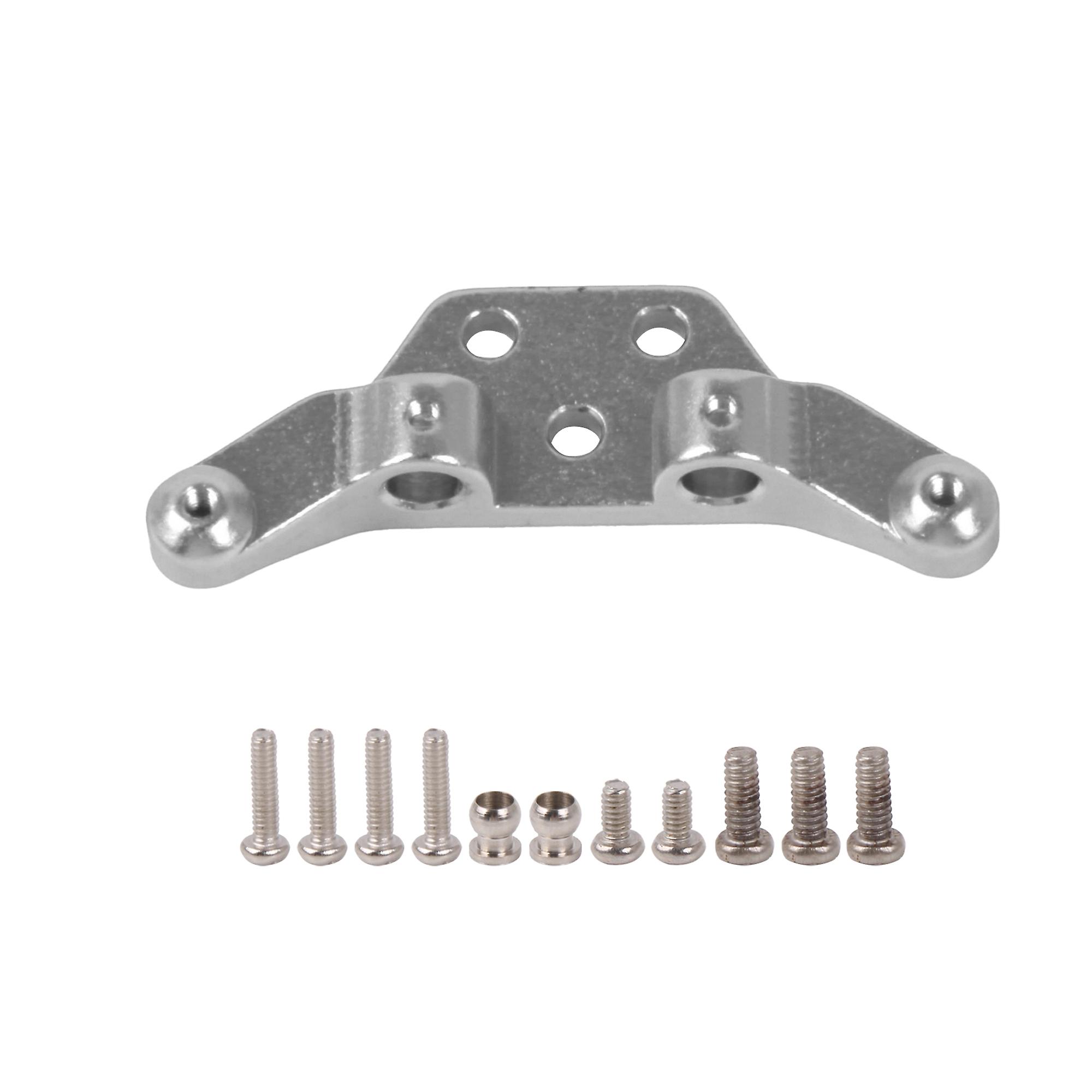 RC1:28 Car Front Rear Shock Tower Silver Set Replacement for WL K969