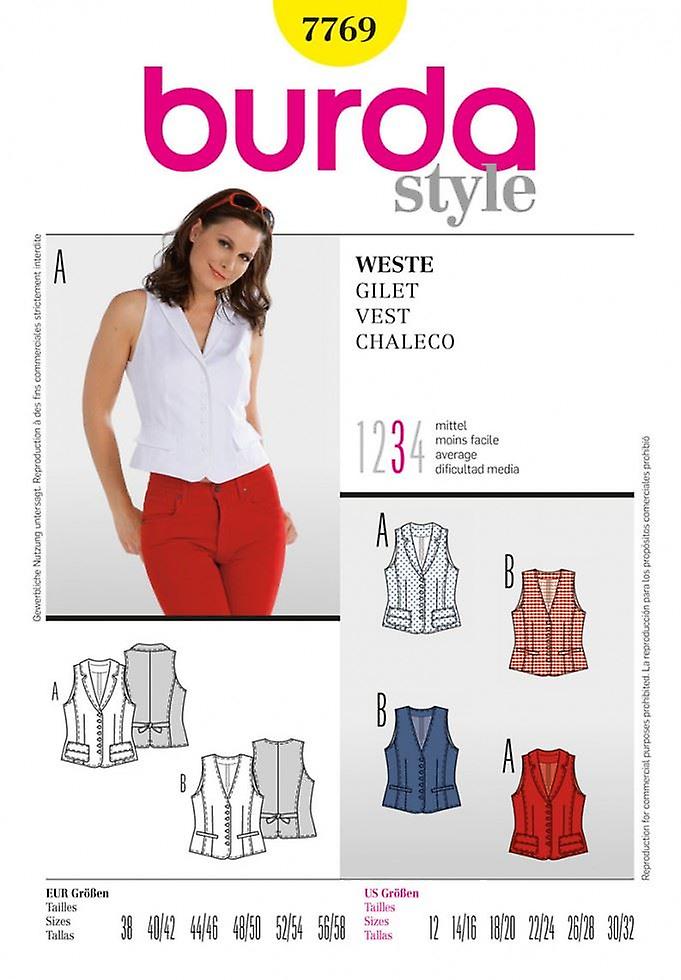 Burda Paper Sewing Pattern 7769