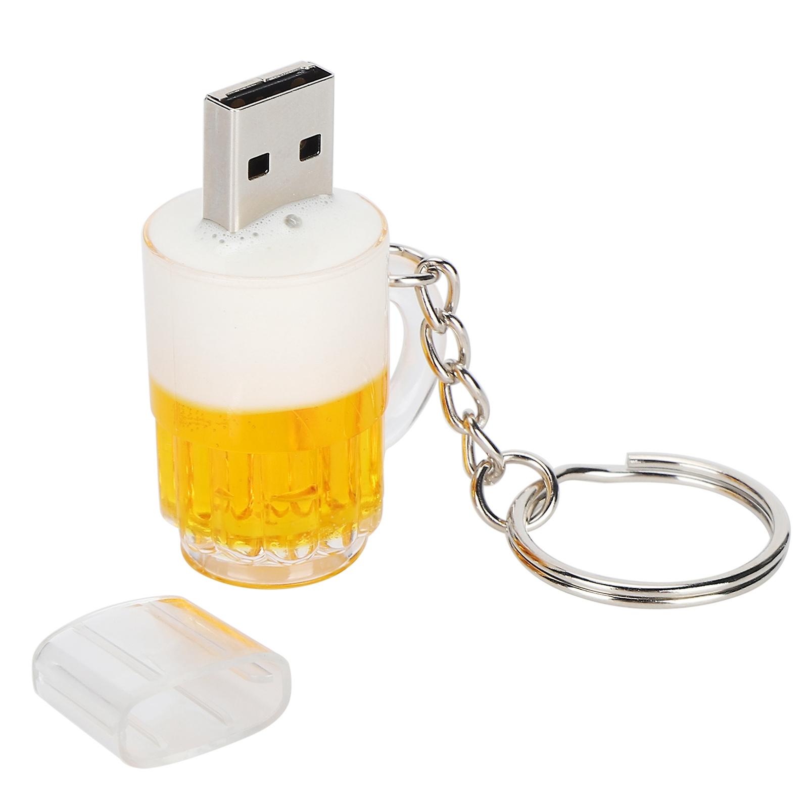 USB Flash Drive Cartoon Domineering Beer Mug Shape Portable Storage Memory Stick1GB