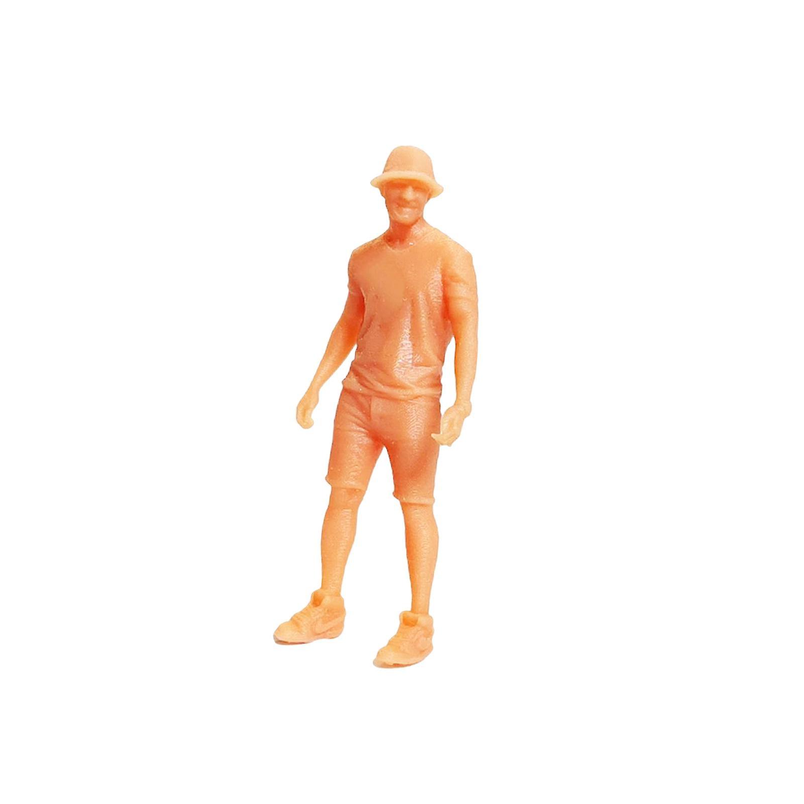 1: 64 Unpainted Architectural Model Figures for DIY Miniature Scenes Diorama