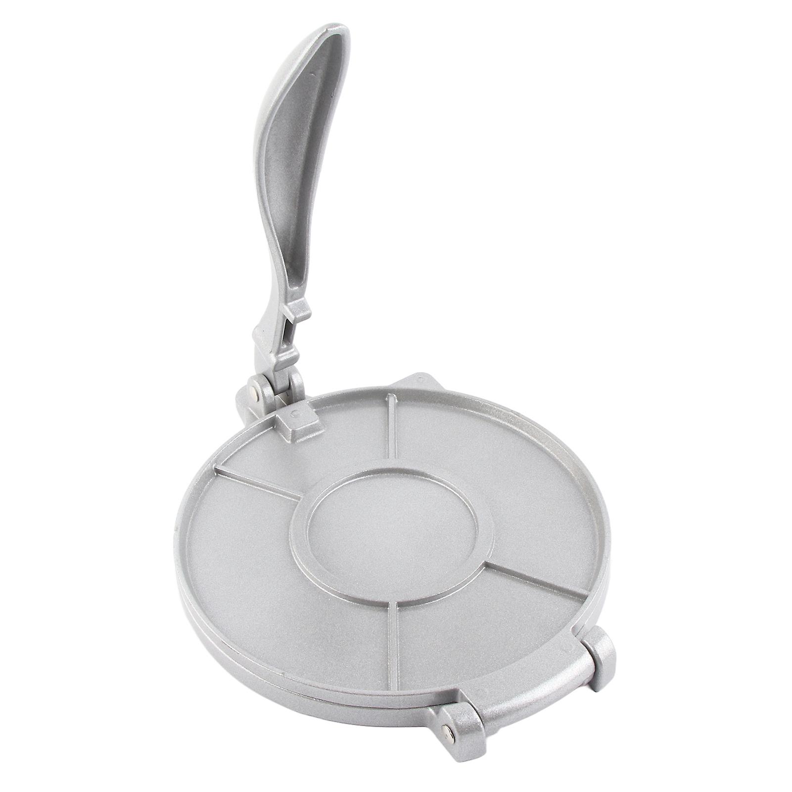 20cm Aluminum Alloy Tortilla Press with Curved Handle for Roti Making