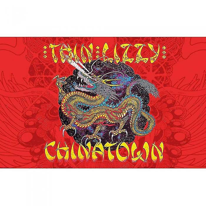 Thin Lizzy Chinatown Textile Poster