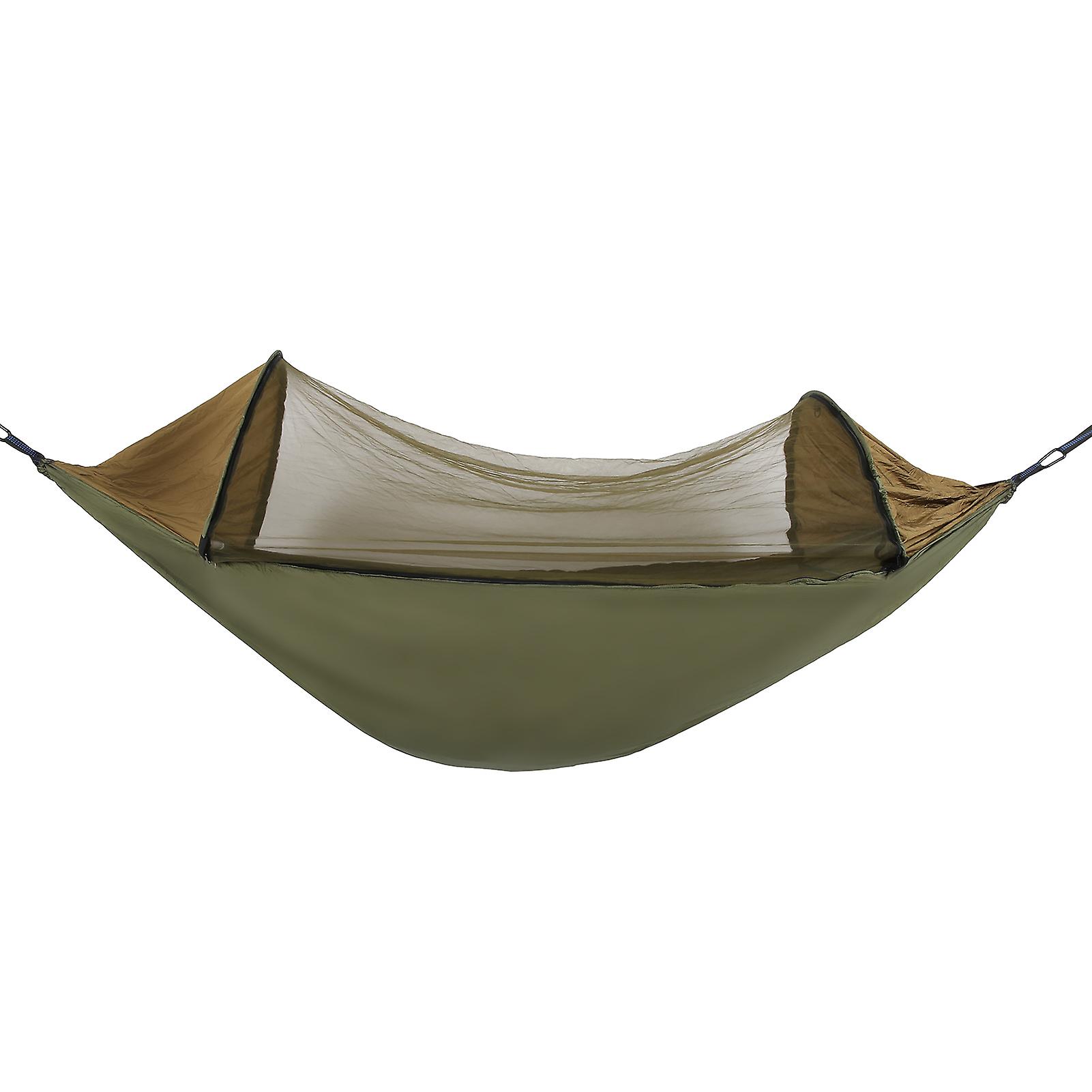 Camping Hammock with Mosquito Net Lightweight Tree Straps Lightweight Nylon Portable Hammock