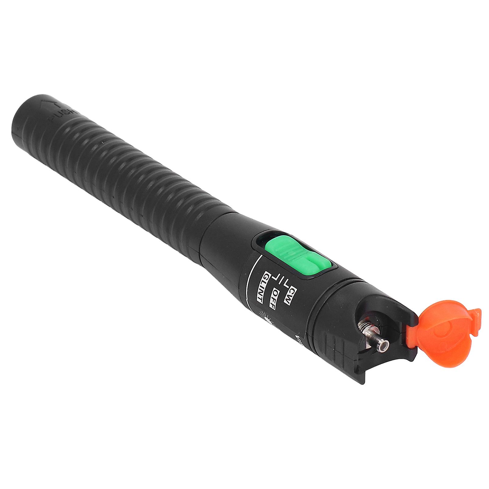 Visual Fault Locator Strong Light Source Quick Accurate Detection 2.5mm Connector Red Light Pen Optical Fiber Tester 30A (&gt;30mW Output Optical Pow