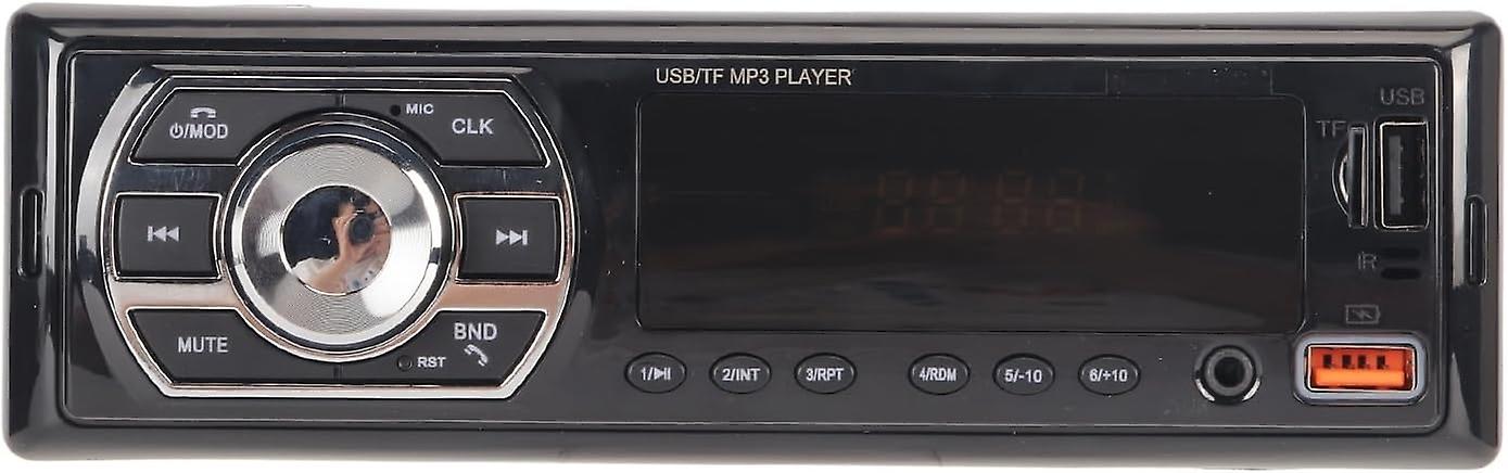 ستيريو سيارة الوسائط المتعددة ، راديو ستيريو سيارة LCD واحد الدين BT ، مشغل MP3 APP تحديد المواقع المدعوم U Di