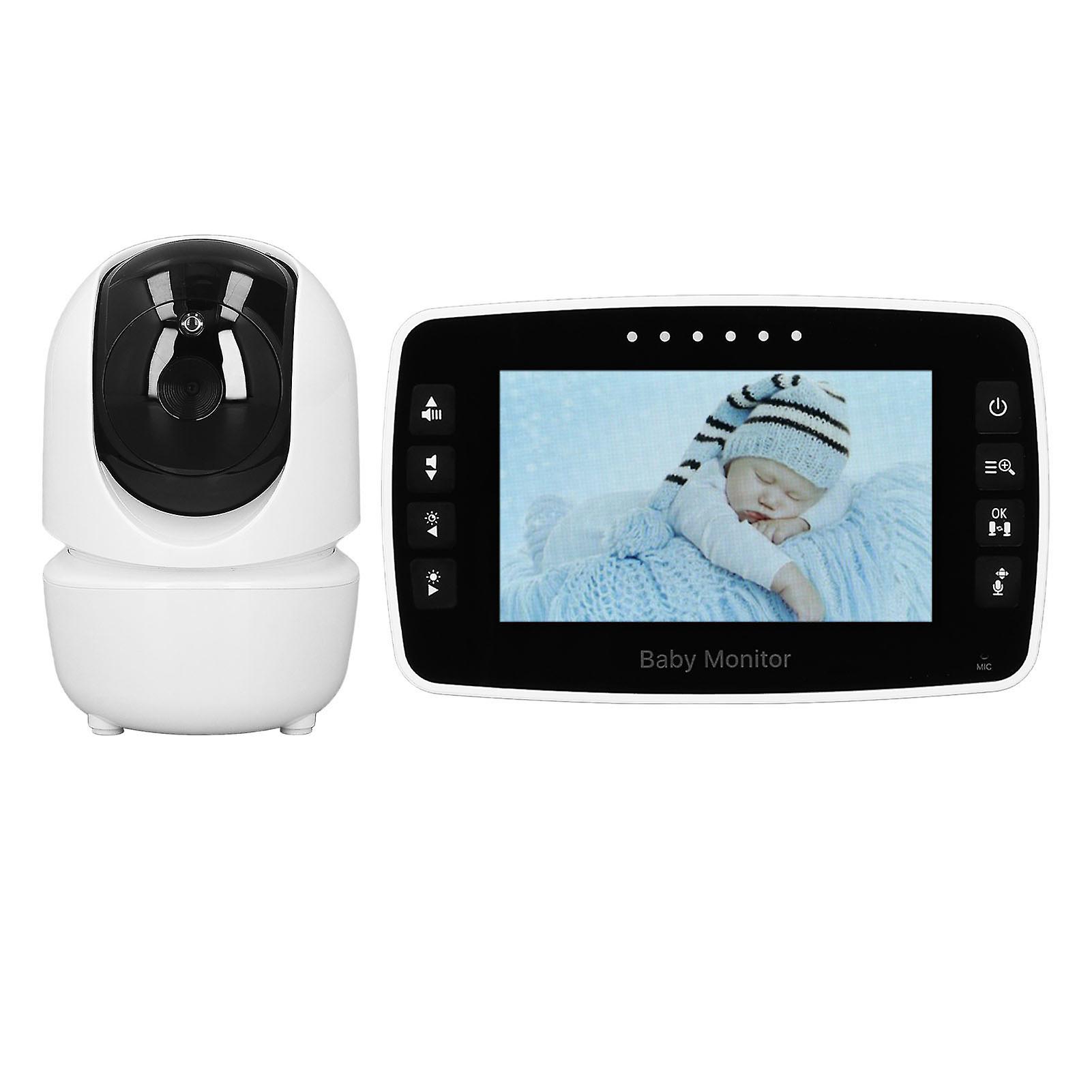 4.3Inch Video Baby Monitor Wireless IPS Screen 2X Temperature Display 2 Way Night Vision Baby Sitter Camera 100?240V EU Plug