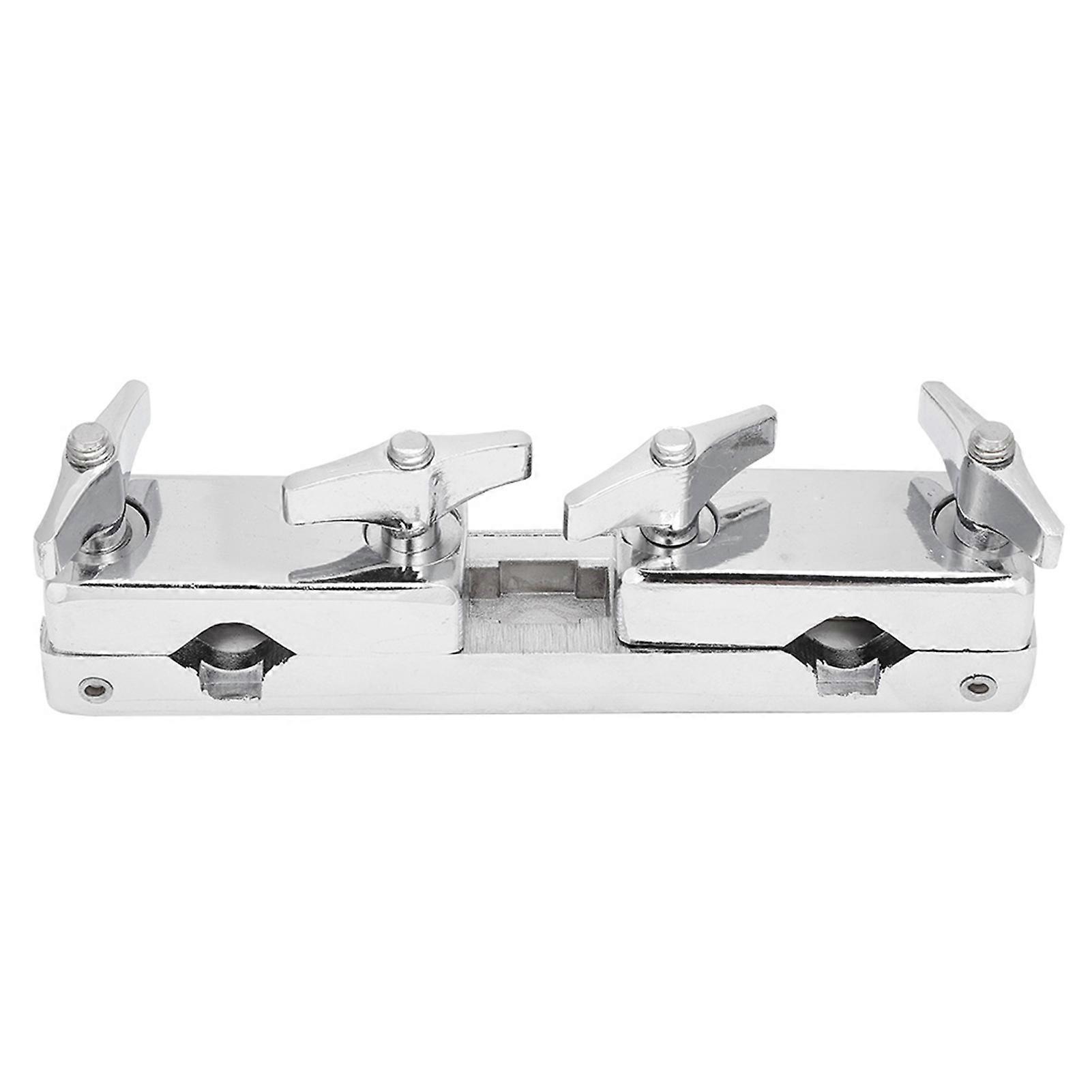 Iron Connecting Clamp Holder Bracket Rod Percussion Drum Set for Cowbell Accessory