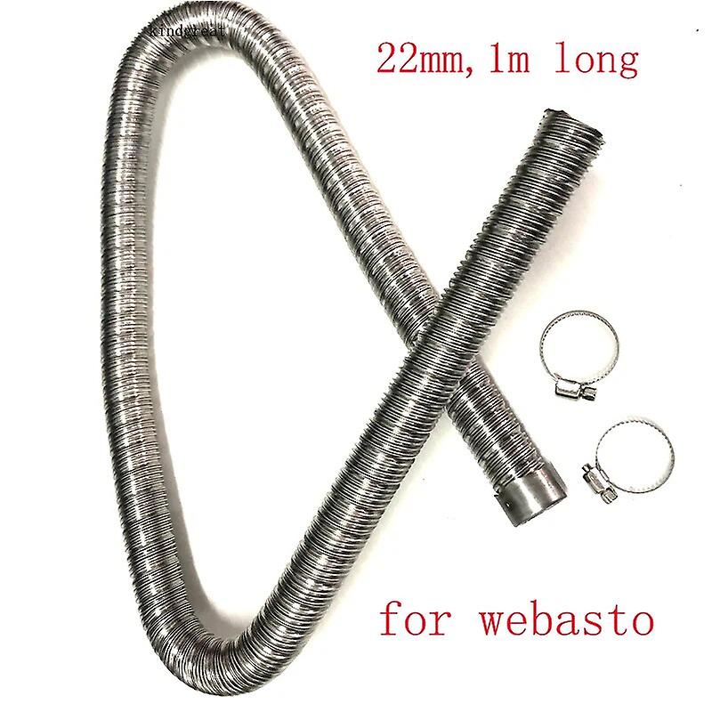 60/100/120/150/200/250/300 ס"מ משאית רכב ואן דיזל מחמם חניה אוויר צינור פליטה נירוסטה צינור אוורור גז ~ 45922