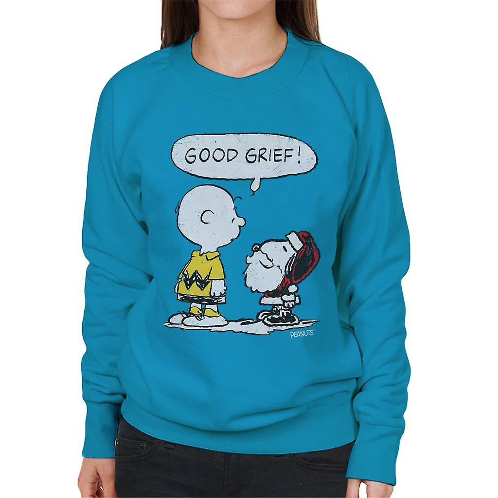 Jordnötter jul Good sorg Santa snoopy kvinnor ' s tröja