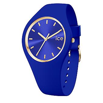 Ice-blue Watch for Women Analog Quartz with Silicone Bracelet IC019229