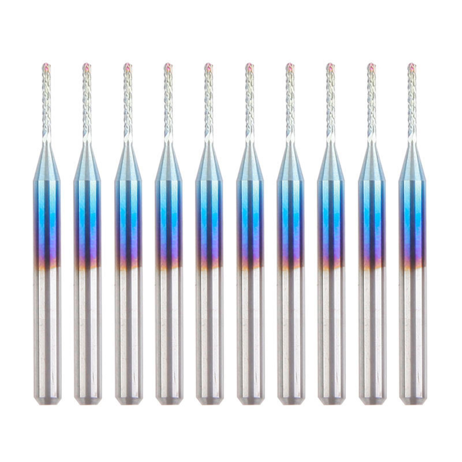 10 PCS Tungsten Steel Rotary Burr Set with Case Engraving Milling Carbide Bits