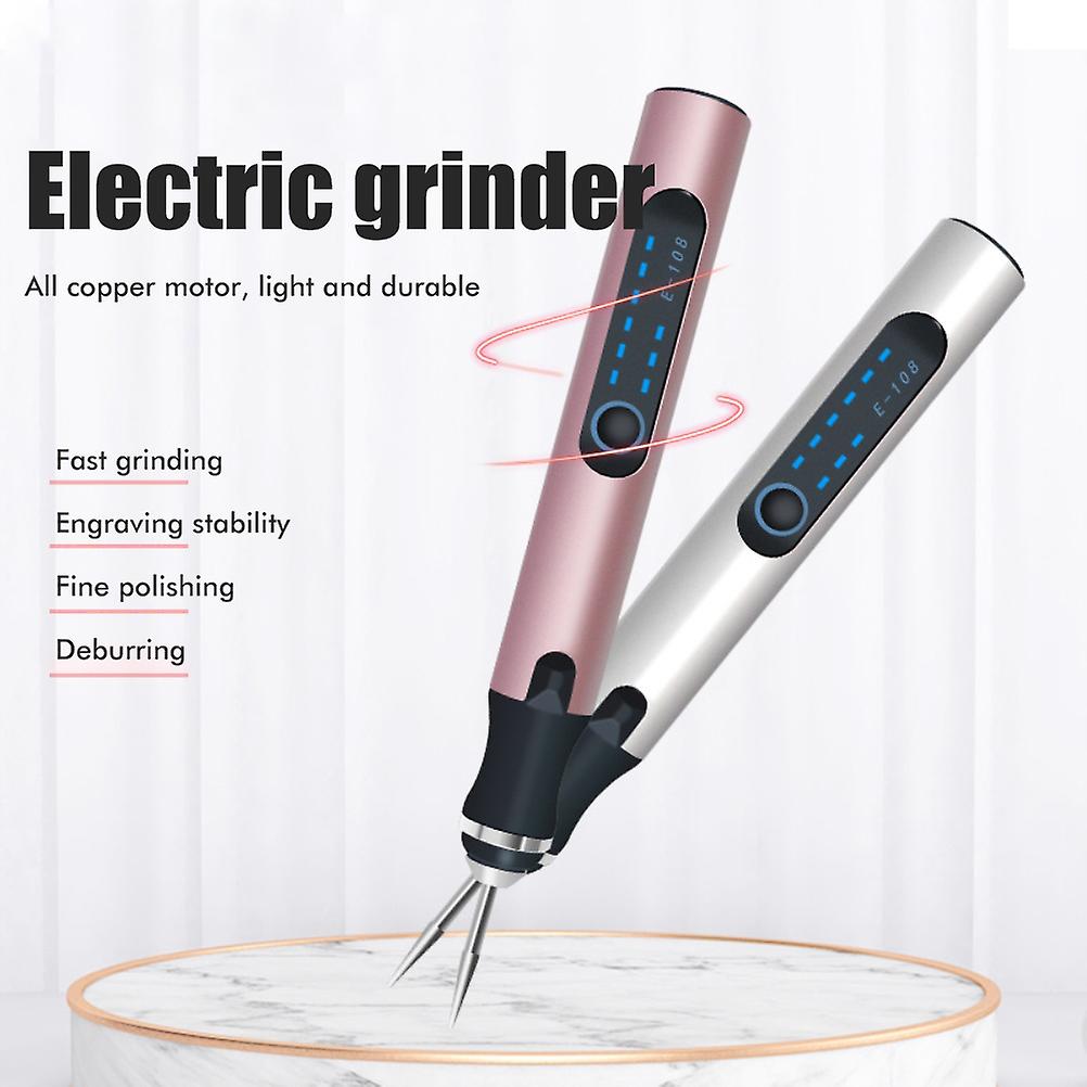 Ηλεκτρικό στυλό χάραξης φορητό μίνι χαράκτης χαρακτικό στυλό ασύρματα εργαλεία ξυλογλυπτικής μετάλλων στυλό