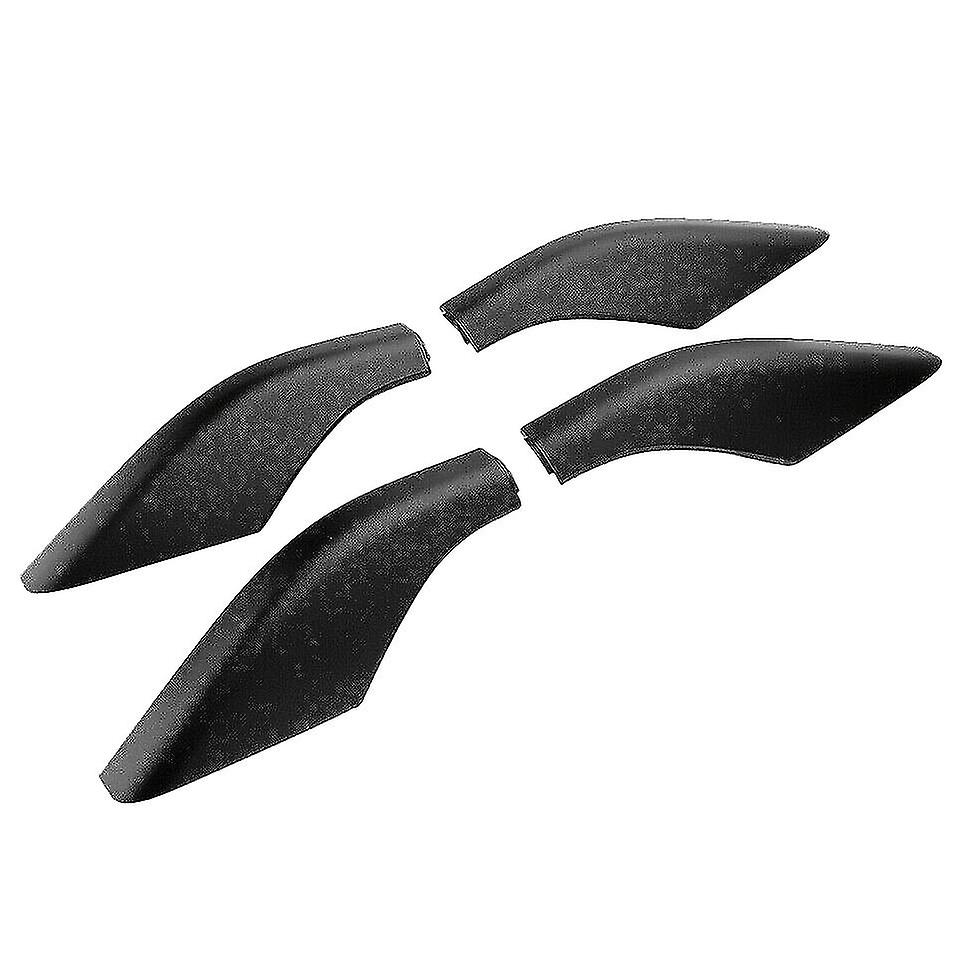4 stücke Schwarz Abs Auto Dach Gepäck Rack Schiene Ende Abdeckung Shell Protector Fit Für 2 2006-2014