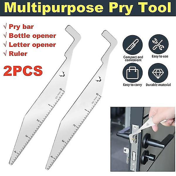 2pcs Multipurpose Lever Tools Flexible Prying Tools Prying Tools For First Responders And Firefighters Hand Tools Spring Steel Multipurpose Tools