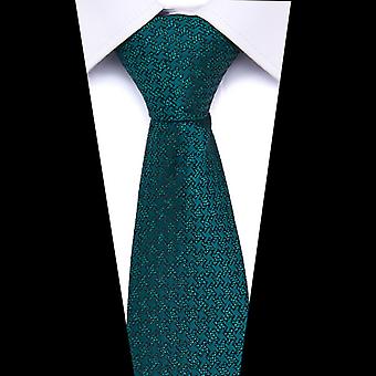 Italian Design Men's Print Pattern Ties for Men 7cm Slim Ties Polyester Jacquard Fabric Skinny Gravatas Wedding Narrow Ties