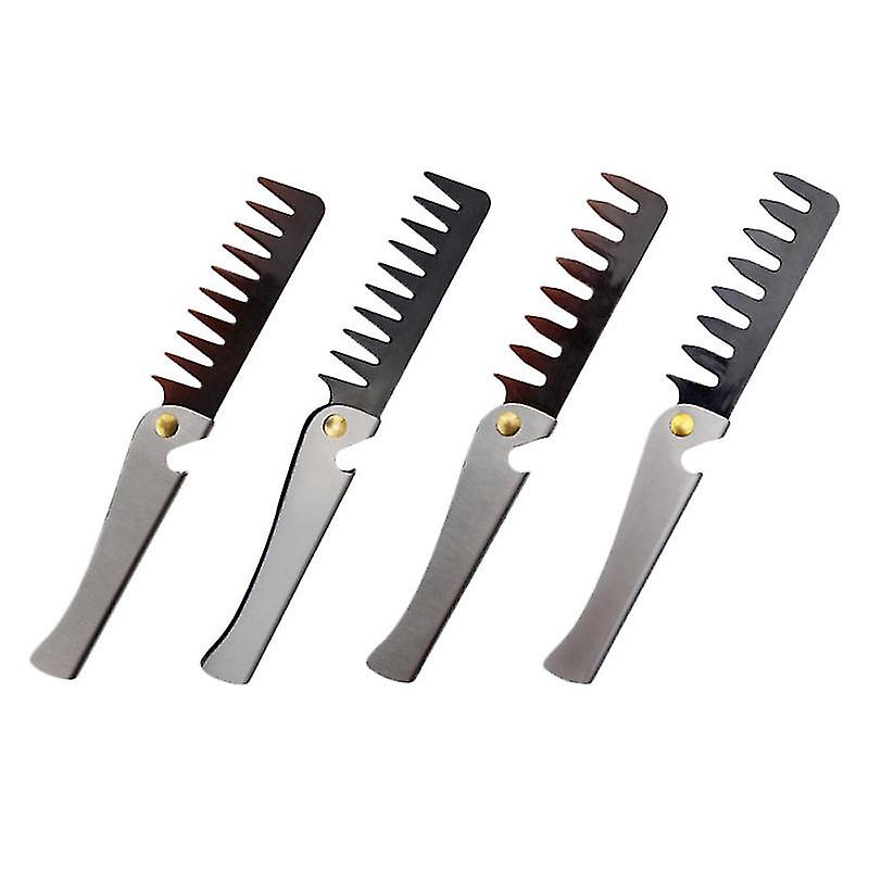4pcs Folding Comb