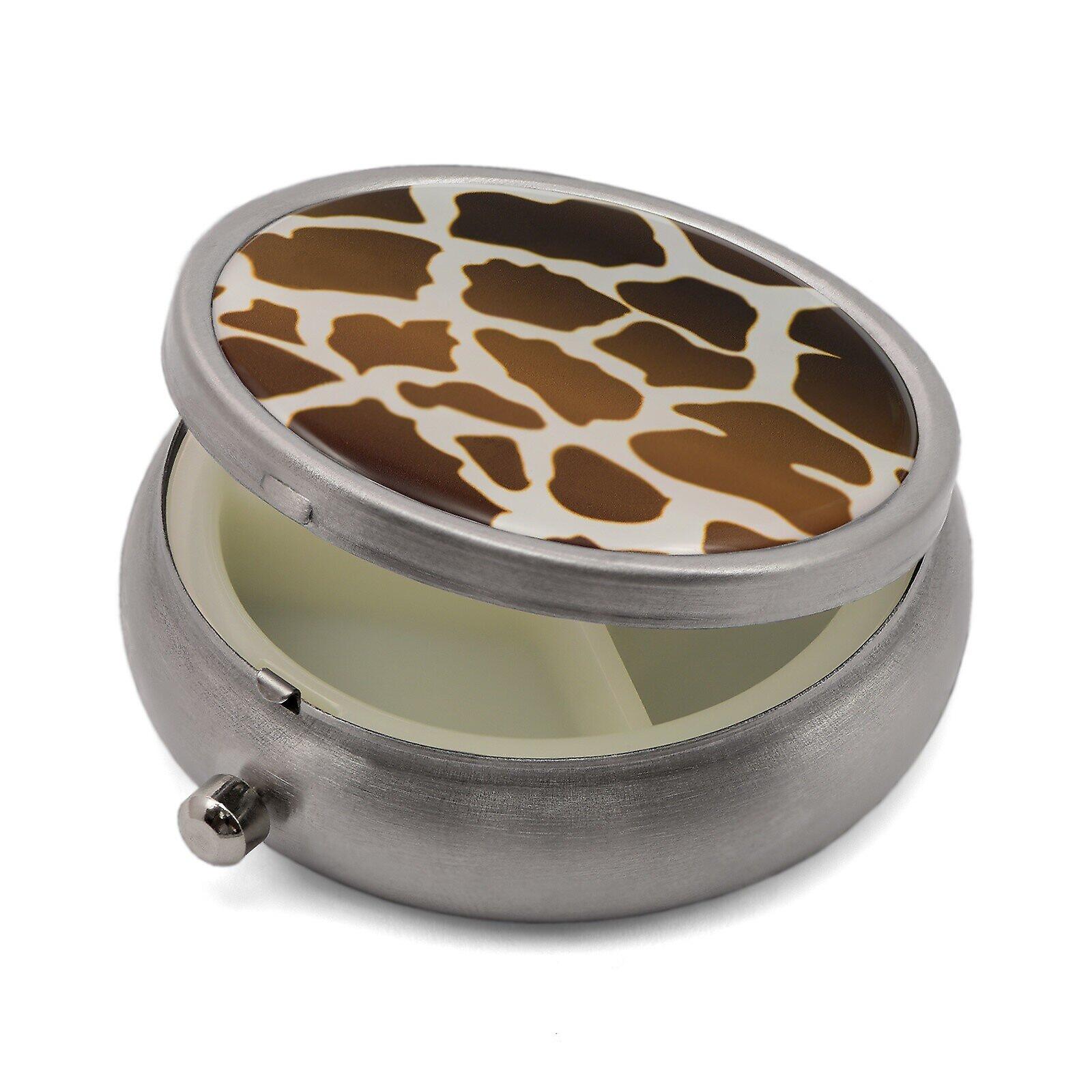 Pill Box with Giraffe Print - 50.13