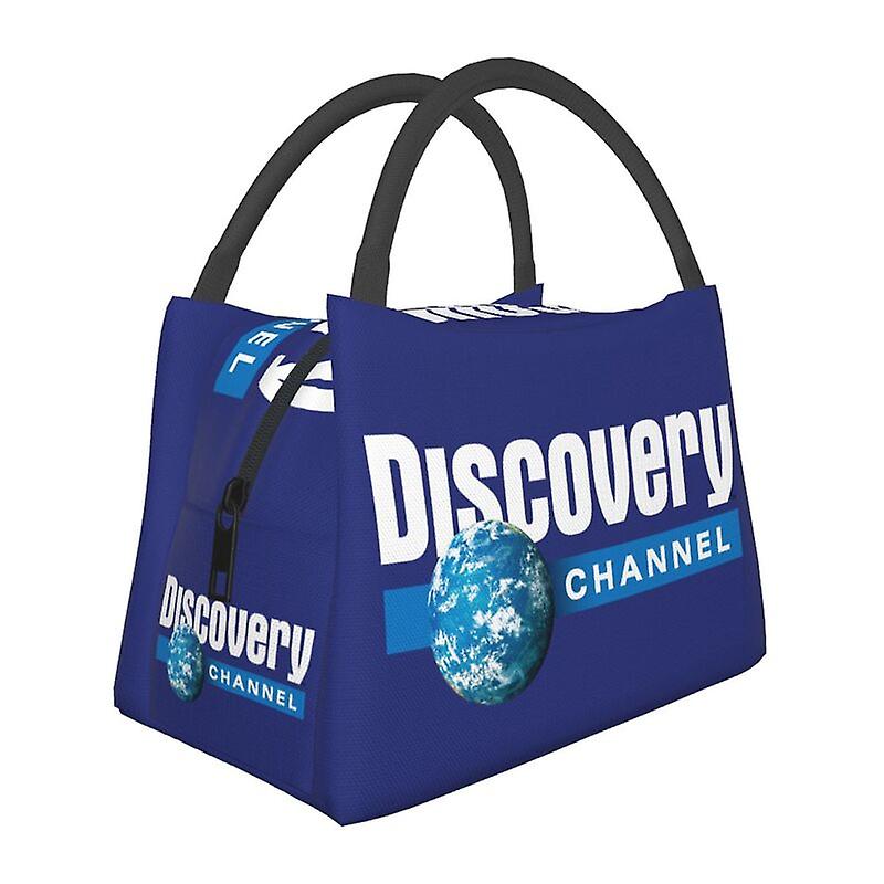 قناة ديسكفري حقيبة غداء معزولة حراريا عرض تلفزيوني علم حمل غداء محمول للمكتب في الهواء الطلق وجبة صندوق طعام