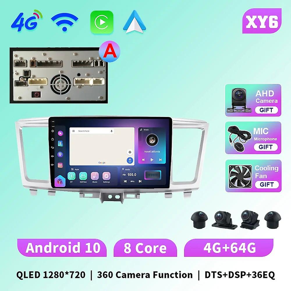 Qled For Infiniti Qx60 2014-2019 Car Radio Multimedia Video Player Navigation Gps Android Carplay Ips 4g Wifi No 2 Din