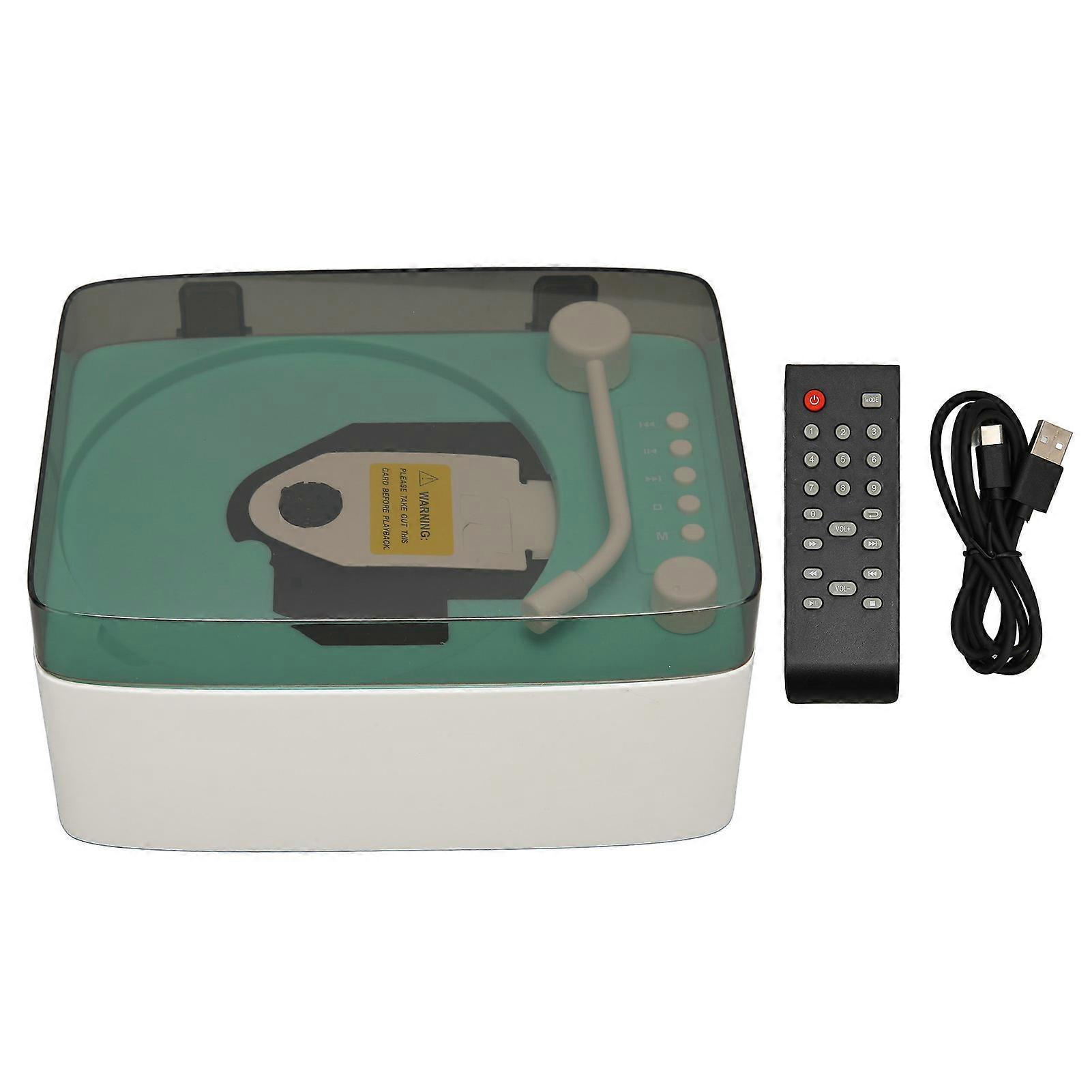 Cd Player μίνι πολυλειτουργικό vintage ηχείο Bluetooth Cd Music Player για το εγχώριο πράσινο