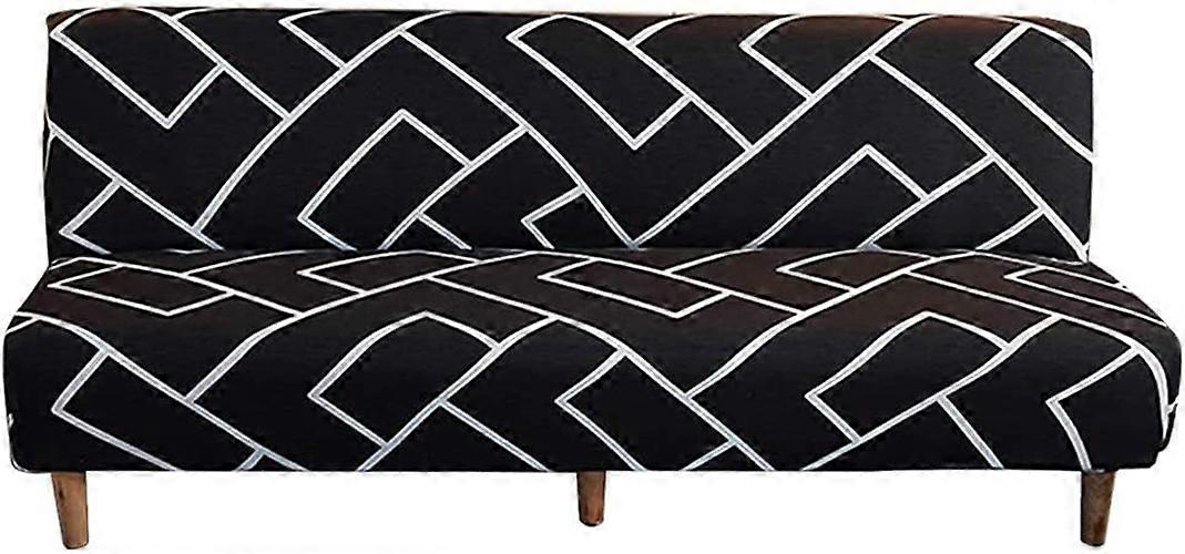 Sofa cover without armrests stretch 2 seater sofa cover foldable