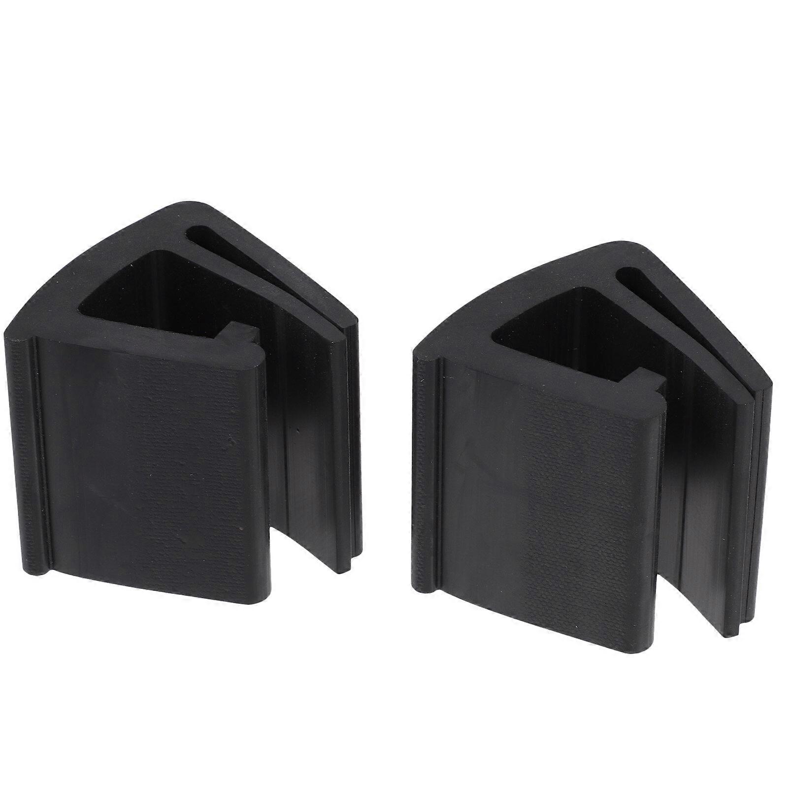 1 Pair Golfs Cart Windshield Clamps Replacement Retaining Clips (Black)