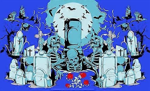 Cemetery Gothic  100% Polyester With Eyelets Banner - Flag