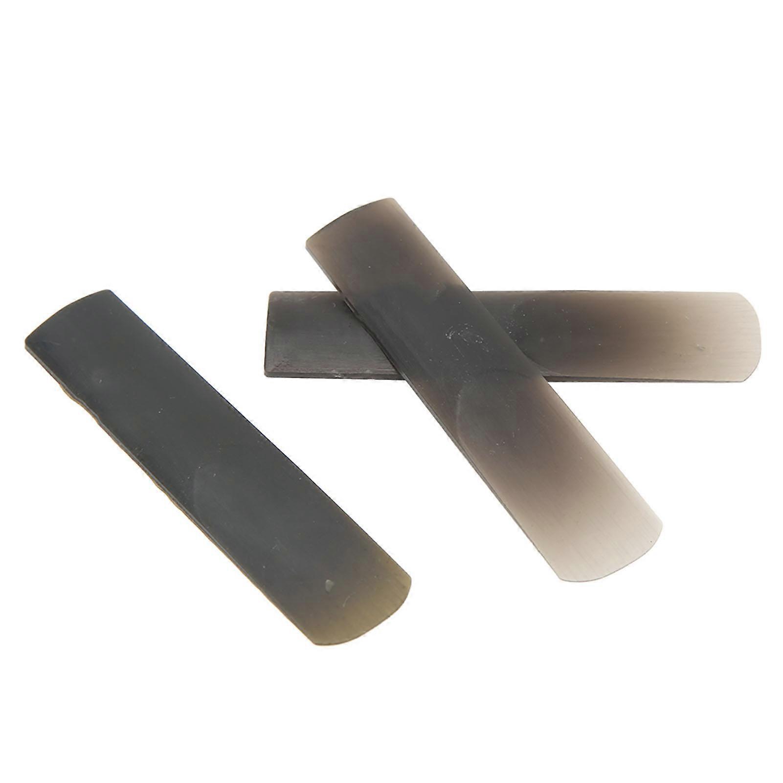 Soprano Saxophone Reeds Replacement Set 3Pcs Resin Accessory Kit Black