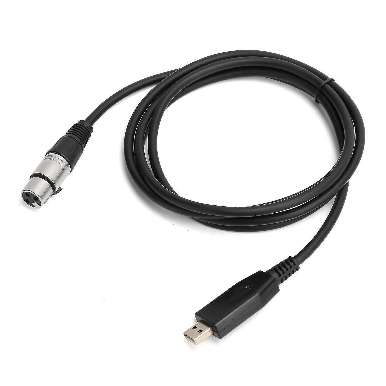 USB to XLR Female Microphone Cable 3m for Computer Accessories