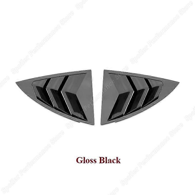 For Tesla Model Y Side Window Spoiler Splitter Cover Trim Louver Rear Triangle Window Shade Car Window Sunshade 2019-2022