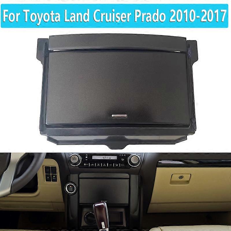لتويوتا لاند كروزر برادو 2010-2017 وحدة التحكم في مركز السيارة صندوق القفازات صندوق الأقراص المضغوطة صندوق تخزين صندوق تخزين لوحة القيادة الداخلية
