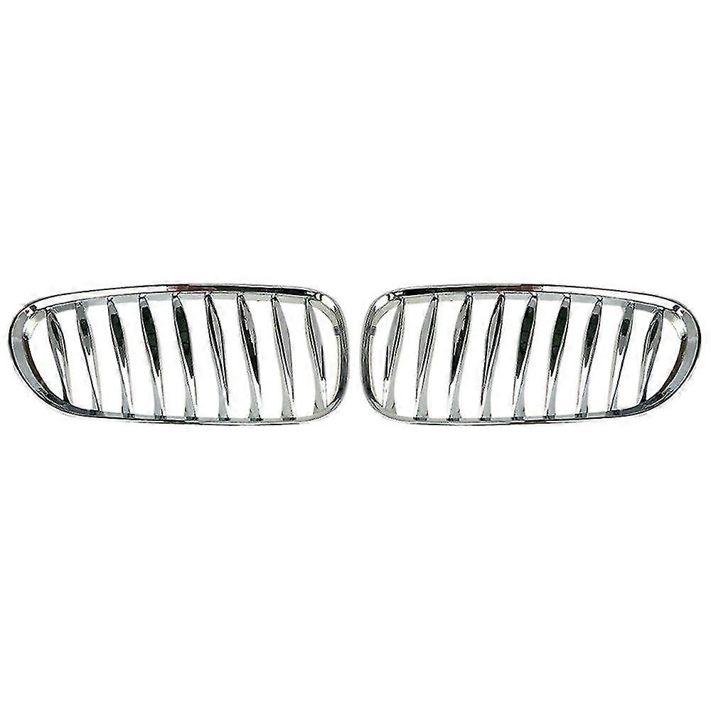 Front Fence Grill Grille Abs Chrome For-bmw Z4 E85 E86 2003-2009