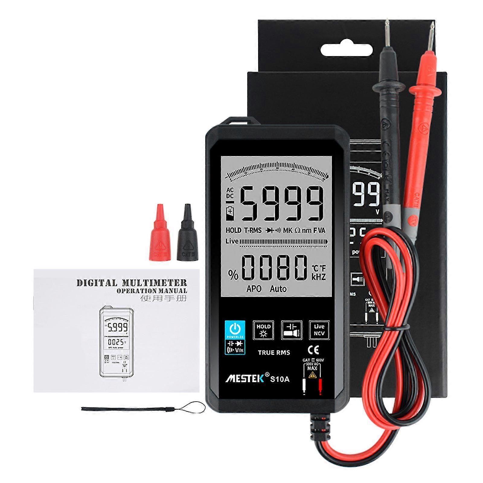 Digital Multimeter For Smart For Touch Color Screen True Rms 6000 Counts Automot