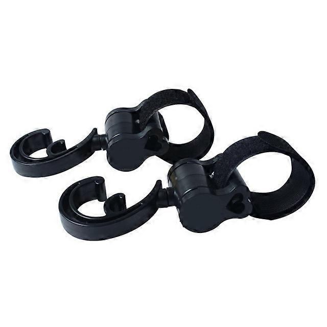 2PCS 360 Degree Rotatable Stroller Accessories-Degree Large Hook Umbrella Car Hook and Loop Stroller Trolley accessories Hook